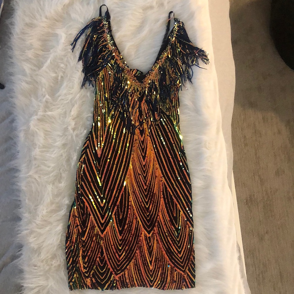 Sparkly mini dress